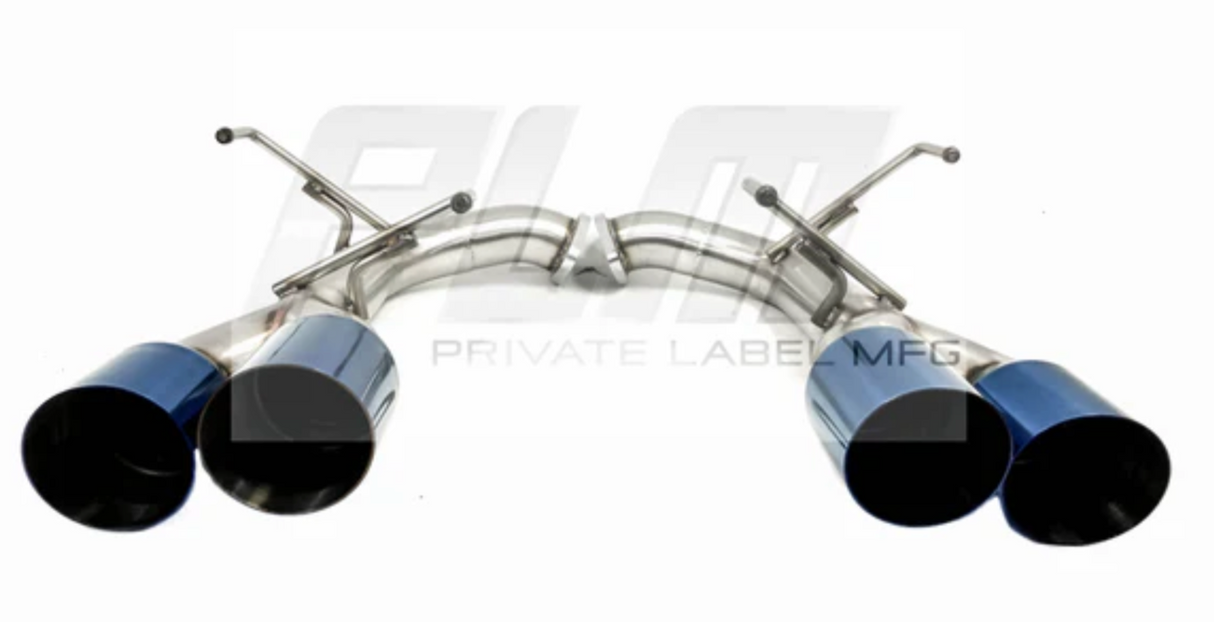 PLM® (15-21) Subaru WRX/STI Axle-Back Exhaust with Muffler Delete/3.5" OD Tips