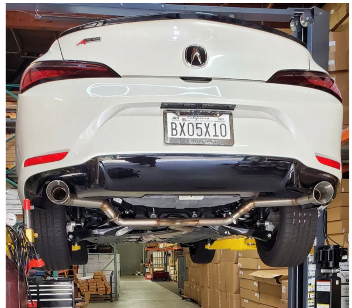 PLM® (23-25) Acura Integra/Honda Civic 1.5L 2.5" Axle-Back Exhaust with Muffler Delete