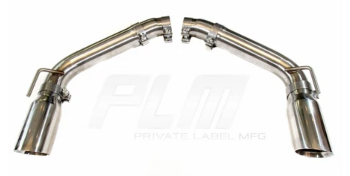 PLM® (10-15) Camaro SS/ZL1 3" Axle-Back Exhaust with Muffler Delete/4" OD Tips