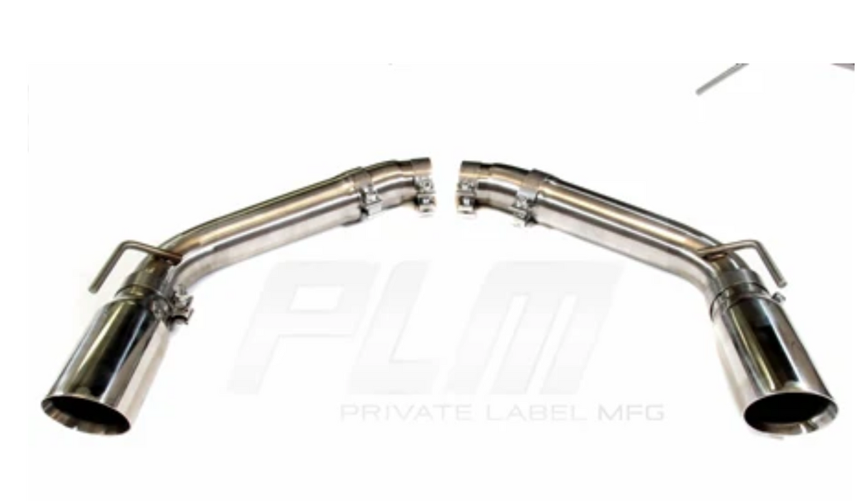 PLM® (10-15) Camaro SS/ZL1 3" Axle-Back Exhaust with Muffler Delete/4" OD Tips