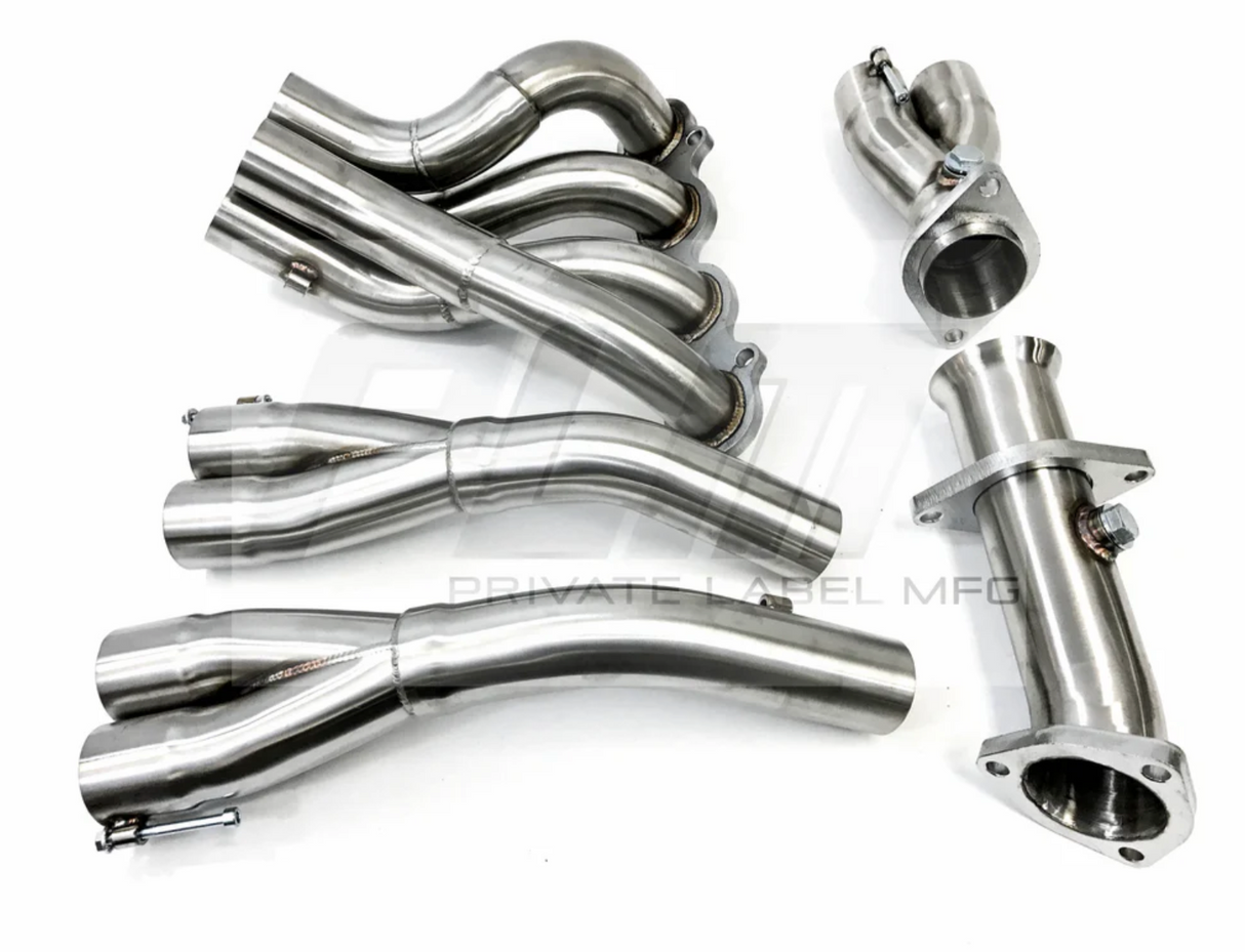 PLM® (01-05) Acura RSX/Honda Civic Si EP3 K20 Power Driven K-Series Header with Catless Mid-Pipe