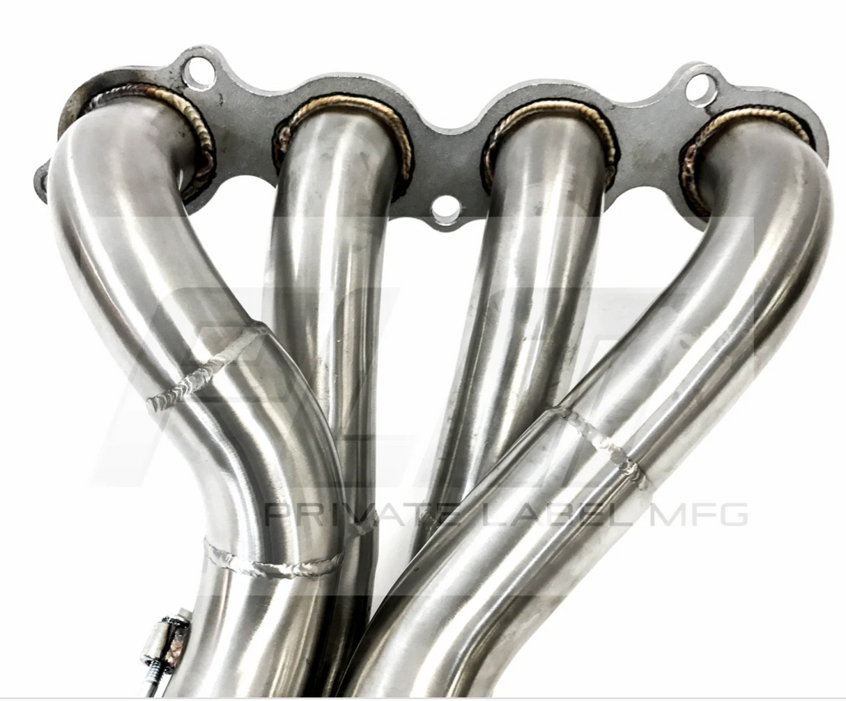 PLM® (01-05) Acura RSX/Honda Civic Si EP3 K20 Power Driven K-Series Header with Catless Mid-Pipe