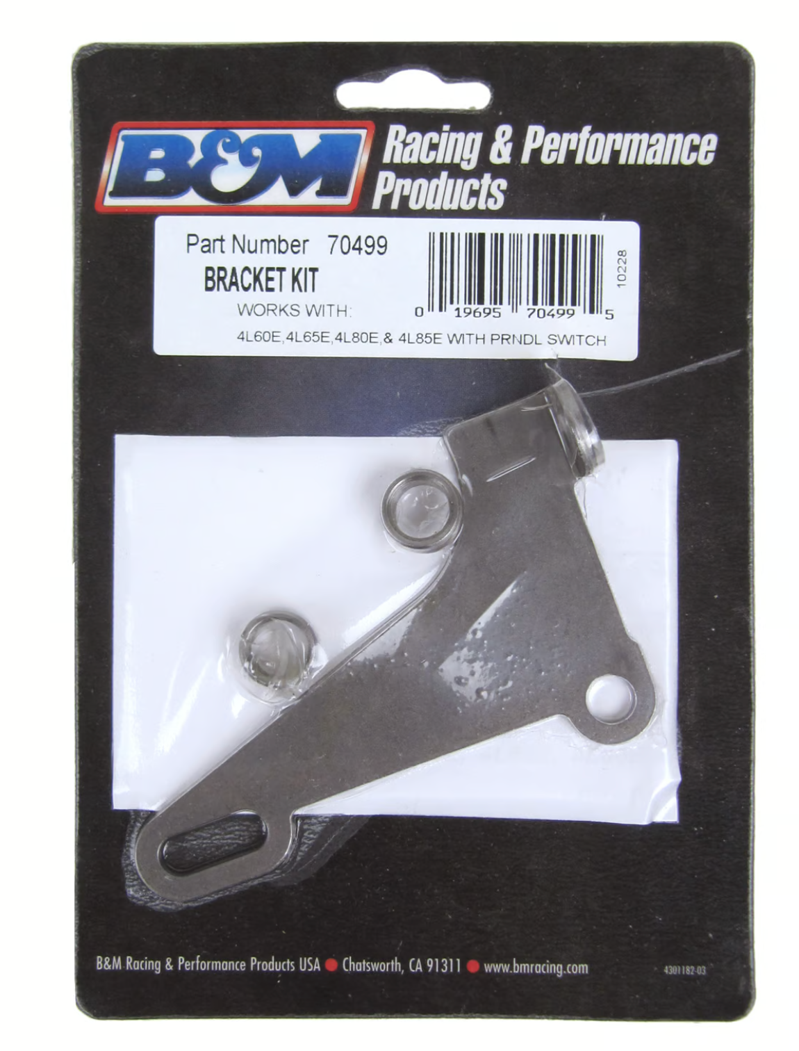 BM® #70499 GM 4L60E/4L65E/4L70E/4L75E/4L80E/4L85E Auto Cable Bracket Kit