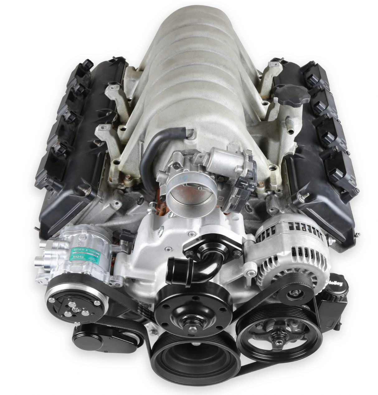 Holley® #20-291 (09-23) GEN III HEMI VVT Cast Mid-Mount Complete Drive System with Cast Damper