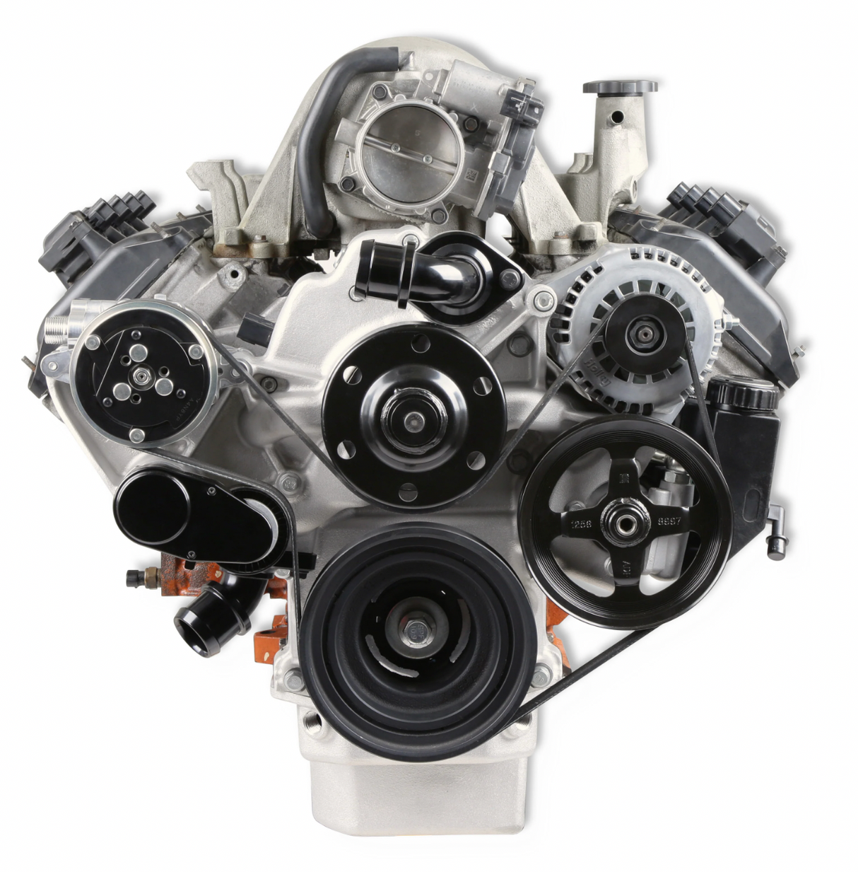 Holley® #20-291 (09-23) GEN III HEMI VVT Cast Mid-Mount Complete Drive System with Cast Damper