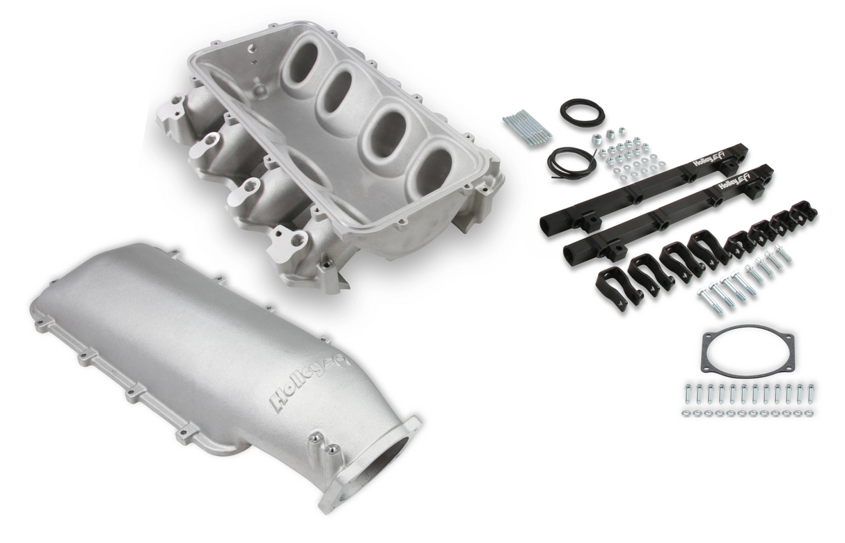 Holley® #300-679 GM LS3/L92 Lo-Ram Intake Manifold with Single Injector