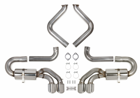 Hooker (97-04) Corvette C5 LS1 304SS 3" Axle-Back Exhaust with Mufflers