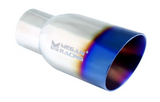 Megan Racing® Universal Burnt Roll 3.5-Inch Tip (2.5-Inch Piping)