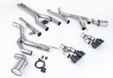Milltek® (15-23) Dodge Challenger SRT Hellcat 304SS 3" Cat-Back Exhaust with Front Pipe-Back with Active H System