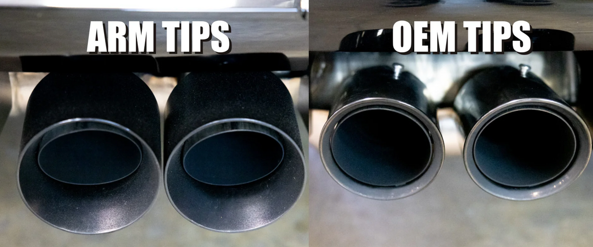 ARM Motorsports® (20-25) BMW M2/M3/M4 G8x 304SS 4" OD Exhaust Tips