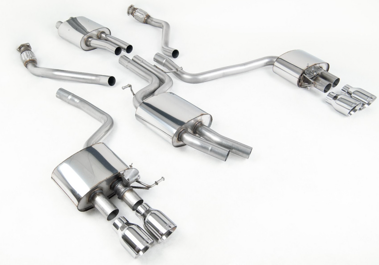 Milltek® (13-17) Audi SQ5 Resonated Cat-Back Exhaust with 4" OD Tips