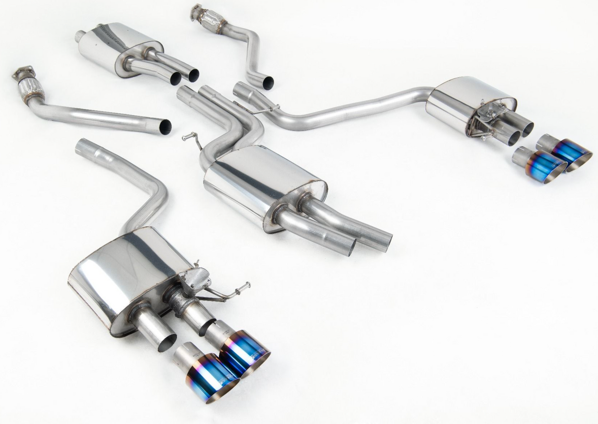 Milltek® (13-17) Audi SQ5 Resonated Cat-Back Exhaust with 4" OD Tips