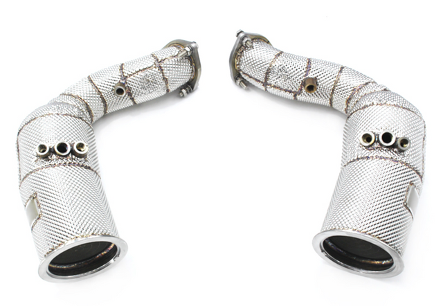 Audi SQ7/SQ8/RSQ8/Cayenne/Urus/Bentayga 4.0L Catless Downpipes