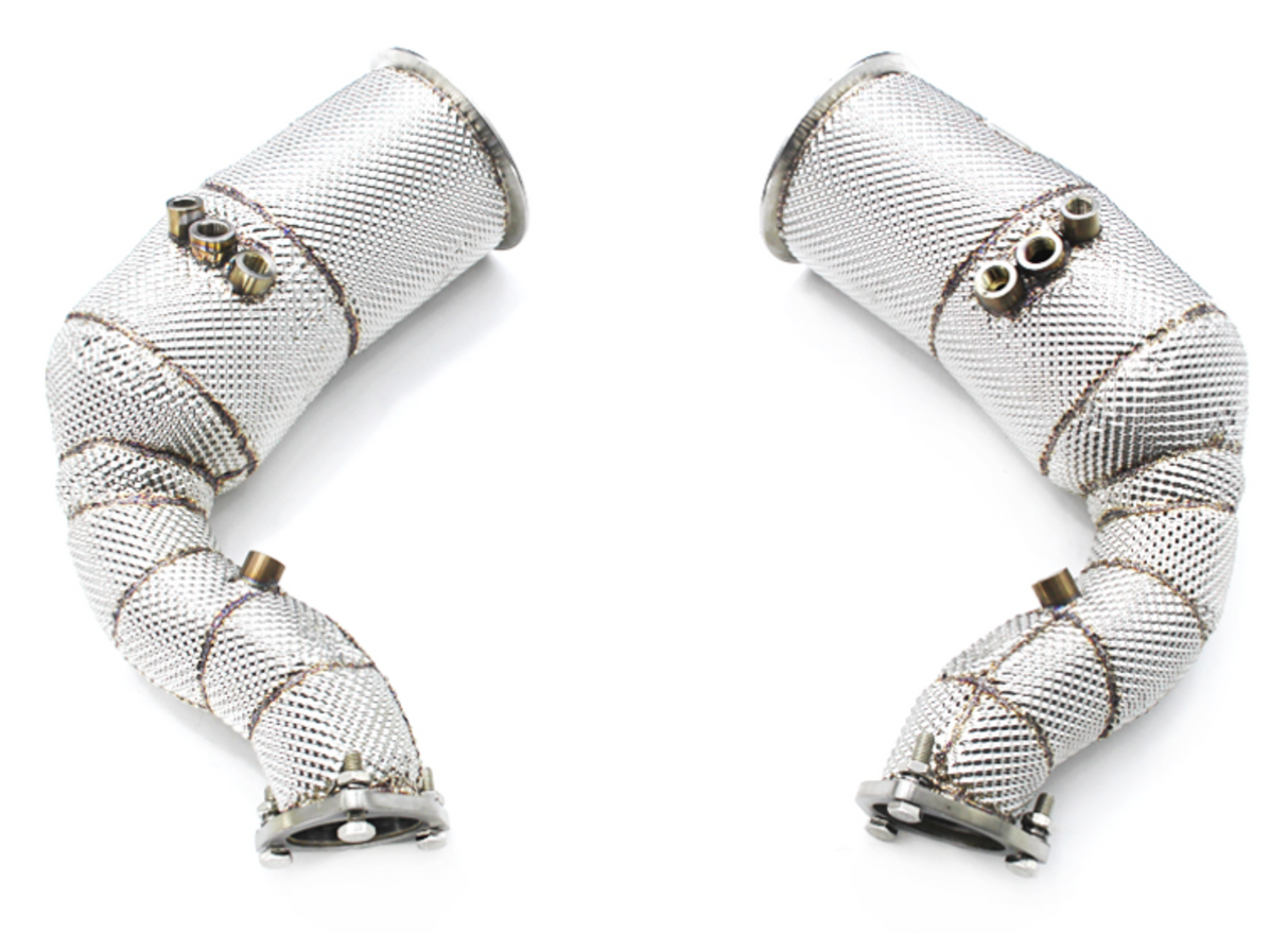 Audi SQ7/SQ8/RSQ8/Cayenne/Urus/Bentayga 4.0L Catless Downpipes