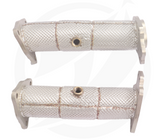King Racing® (20+) Chevrolet Corvette C8 304SS 3" Catless Mid-Pipes with Heat Wrap Layer