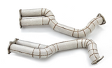 Kingman Speed® (20+) Porsche 718 Cayman/Boxster 4.0L 304SS 3" Catless Down Pipes with Heat Wrap Layer