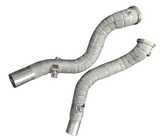 Kingman Speed® (13-23) Maserati Quattroporte M156 3.8L 304SS Catless Down Pipes with Heat Wrap Layer