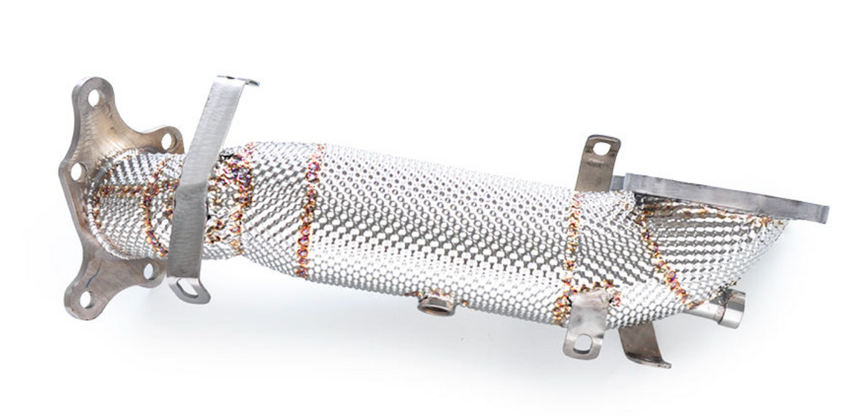 Kingman Speed® (23+) Civic Type-R/Integra Type-S 304SS 3" Exhaust Down Pipe with Heat Wrap Layer
