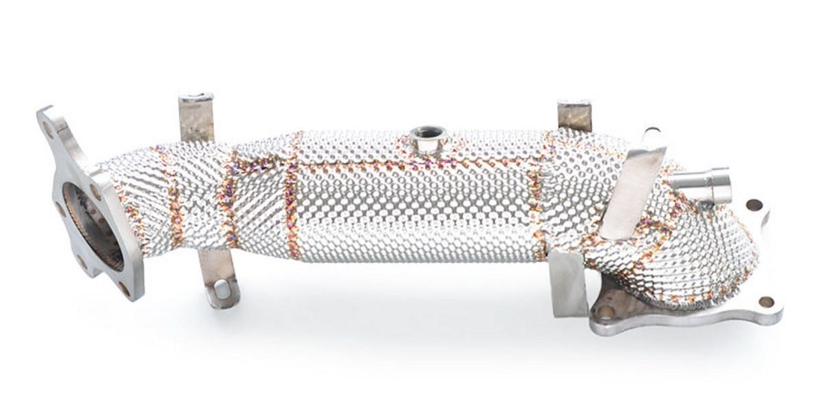 Kingman Speed® (23+) Civic Type-R/Integra Type-S 304SS 3" Exhaust Down Pipe with Heat Wrap Layer