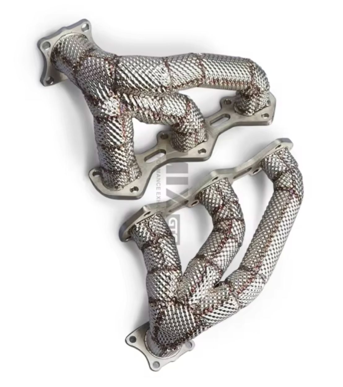 Kingman Speed® (18+) Porsche 911 992 3.0L 304SS Exhaust Manifold with Heat Wrap Layer