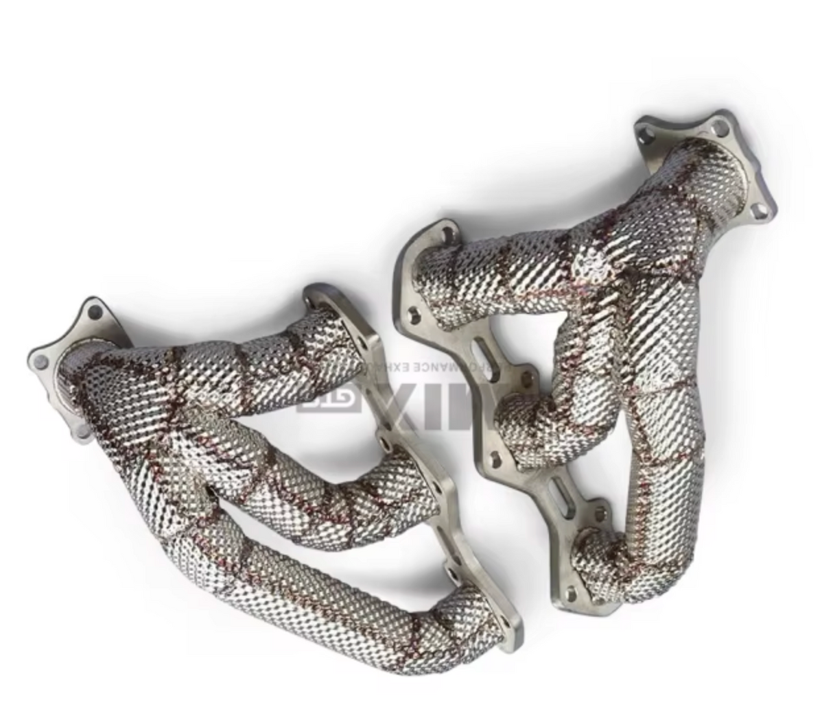 Kingman Speed® (18+) Porsche 911 992 3.0L 304SS Exhaust Manifold with Heat Wrap Layer
