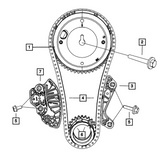 Mopar® #53022316AC (09-26) 5.7L/6.2L/6.4L HEMI VVT/MDS OEM Timing Chain