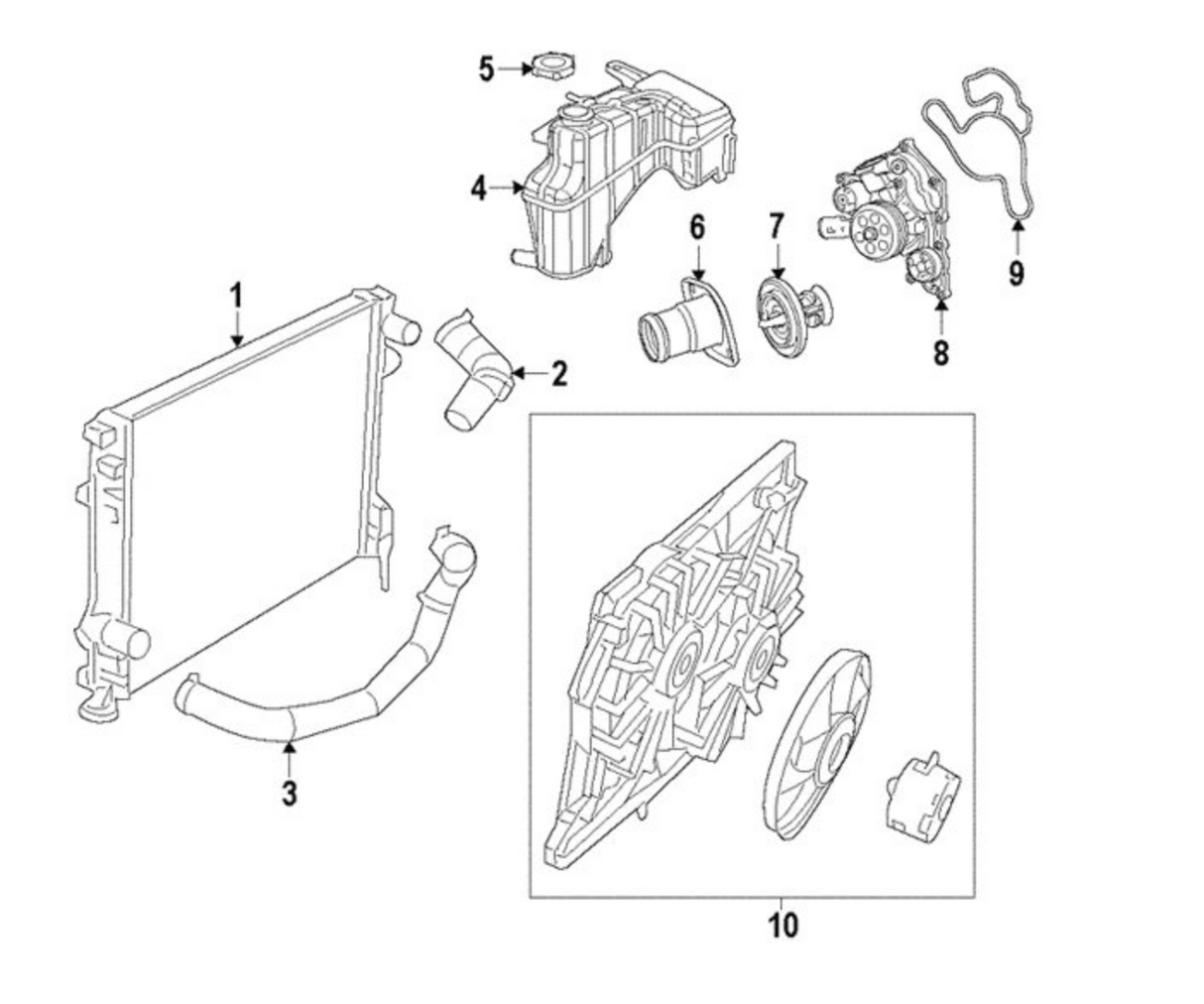 Mopar® #68394131AA (09+) GEN III HEMI 5.7L/6.4L VVT/MDS Water Pump Gasket