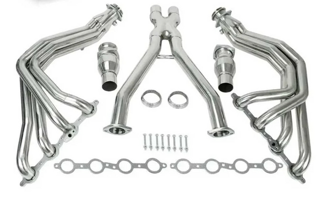 (97-04) Corvette C5 LS1/LS6 1-7/8" Long Tube Headers with Catless X-Pipe