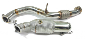 17-21 Honda Civic Type-R FL8 K20C1 200 Cell Catted Down Pipe with Front Pipe