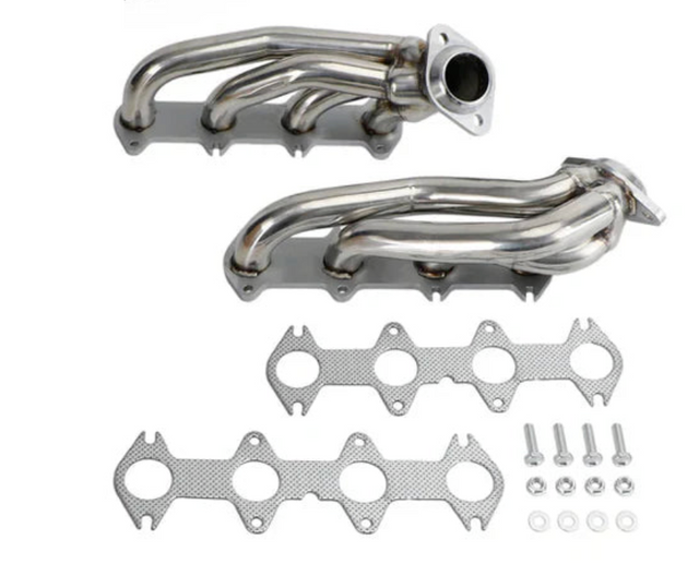2004-2014 Ford F-150 5.4L Triton 304SS Short Tube Exhaust Headers

