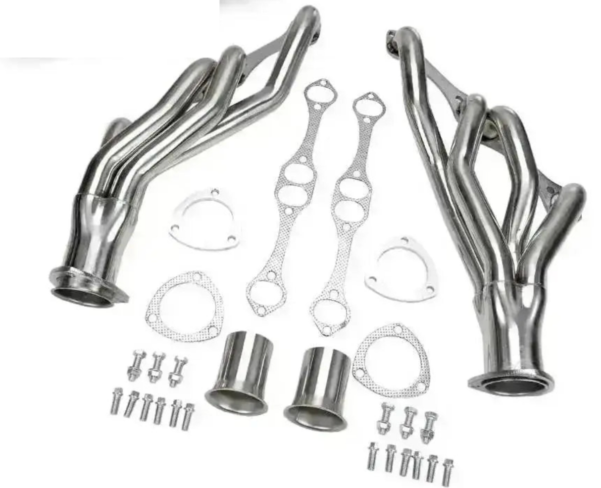 68-88 Camaro/Chevelle/Malibu/Nova/Carlo SBC Exhaust Headers with Catless Mid-Pipes