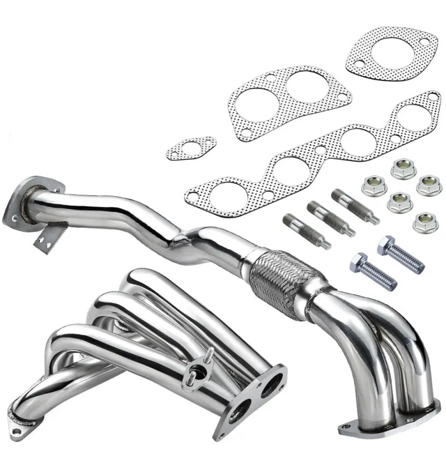 93-97 Toyota Corolla 1.8L 7A-FE Short Tube Exhaust Header with Catless…

