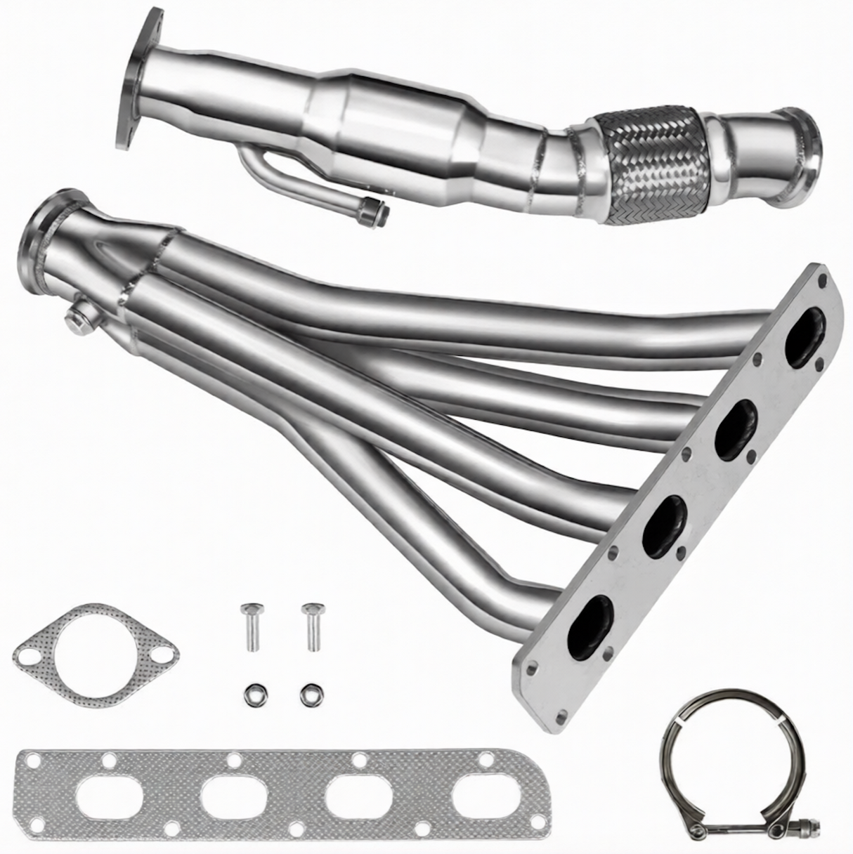 (04-07) Cobalt SS/Saturn Ion-2 2.0L Exhaust Header with Catless Mid-Pipe