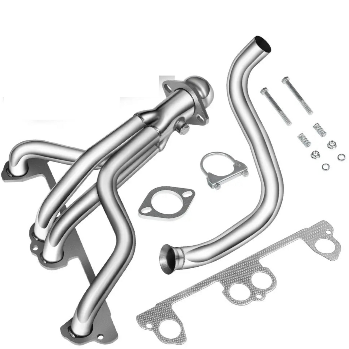 (97-99) Jeep Wrangler TJ 2.5L Exhaust Header with Catless Mid-Pipe