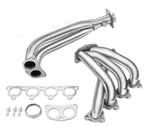 (92-00) Honda Civic DX/LX 1.6L 304SS 3" Cat-Back Exhaust + Header Kit