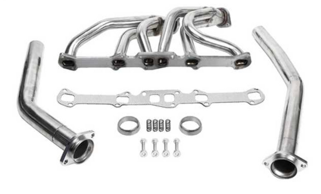 (60-83) Ford/Mercury L6 144/170/200/250 Exhaust Header with Catless Mid-Pipe