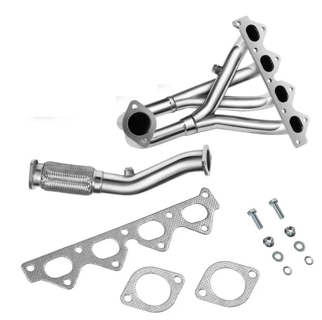 95-01 Hyundai Elantra/Tiburon 2.0L 4-2-1 Exhaust Header with Catless Mid-Pipe