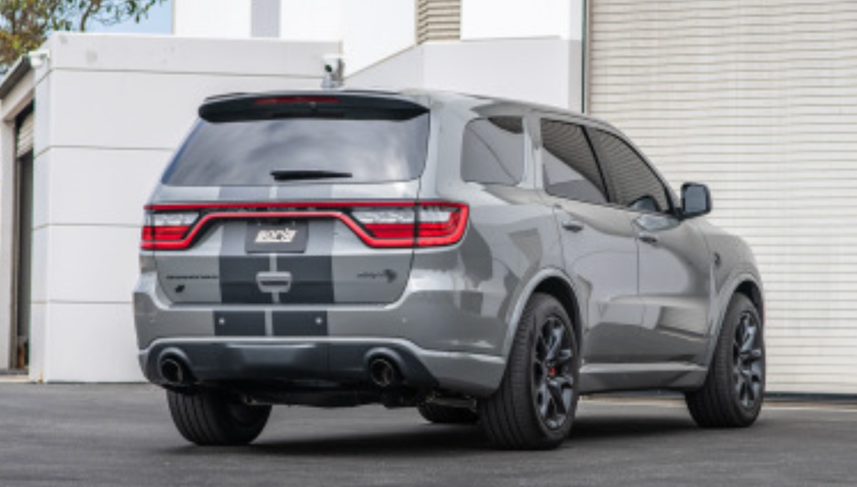 Borla 2021+ Dodge Durango SRT Hellcat 6.2L V8 AWD ATAK Cat-Back Exhaust System - Black Chrome Tips