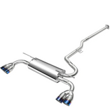 (09-14) Hyundai Genesis Coupe 2.0L Cat-Back Exhaust with Quad 4" OD Burnt Tips