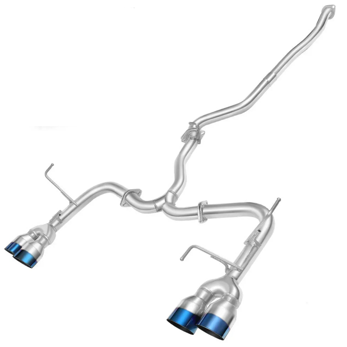 (15-21) Subaru WRX STI VA 3" Cat-Back Exhaust with Quad 4" Burnt Tips