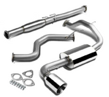 1988-1991 Honda Civic 1.5L 2.25" Cat-Back Exhaust with 4" OD Tip

