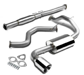 1988-1991 Honda Civic 1.5L 2.25" Cat-Back Exhaust with 4" OD Tip

