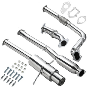 2002-2007 Subaru Impreza WRX/STI GD EJ25 3" Cat-Back Exhaust with 4.5" OD Burnt Tip