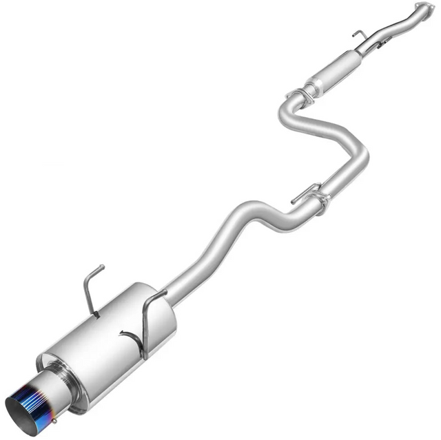 94-01 Acura Integra GS/RS/LS 1.8L Cat-Back Exhaust with 4" OD Burnt Tip