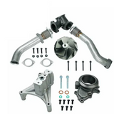 99.5-2003 Ford 7.3L Powerstroke Turbo Pedestal EBP Valve 5+5 Wheel & Up Pipes