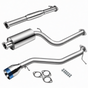 (00-04) Ford Focus ZX3/ZX5 2.0L/2.3L Cat-Back Exhaust with 4.5" OD  Burnt Tip