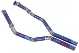 18-25 Audi RS4 B9/RS5 F5 2.9L Titanium Catless Exhaust Mid-Pipes

