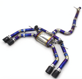 15-20 Audi S3 8V 2.0L Titanium Cat-Back Exhaust Quad 4" OD Tips

