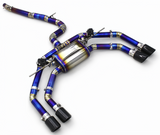 15-20 Audi S3 8V 2.0L Titanium Cat-Back Exhaust Quad 4" OD Tips

