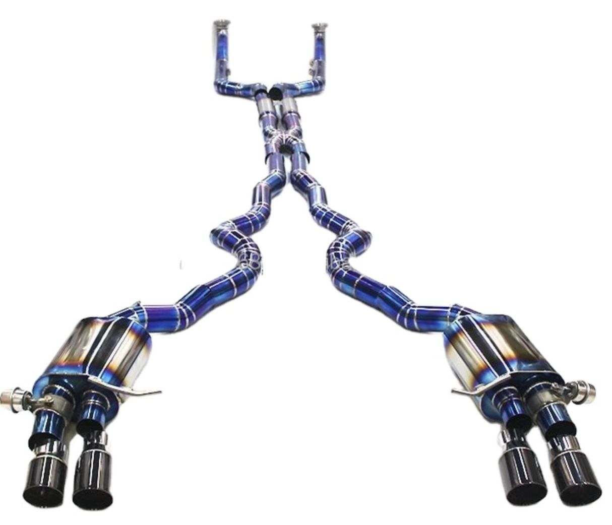 13-19 BMW M6 S63B44 4.4L F06/F12/F13 Titanium Cat-Back Exhaust 